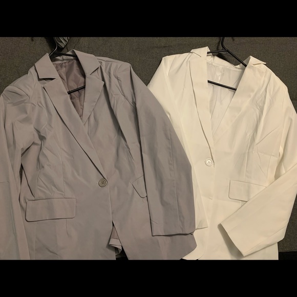 SOLD ✅ White Lightweight Jacket - NWOT -L - Picture 7 of 10